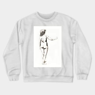 Nude Study (1887–1893) by J. Alden Weir Crewneck Sweatshirt